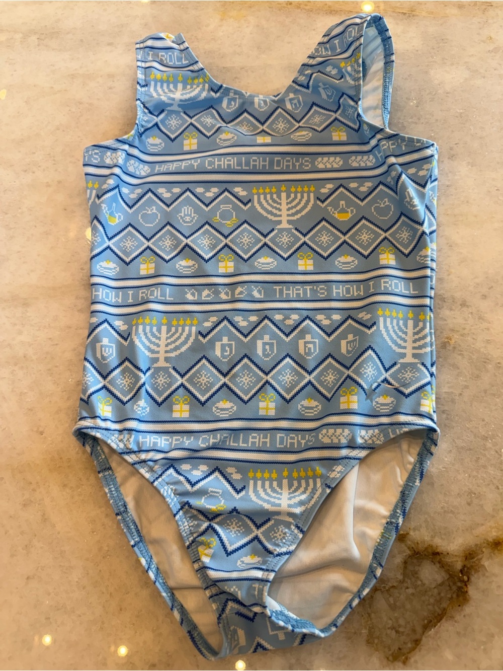 Destira Hanukkah Leotard - Sz M